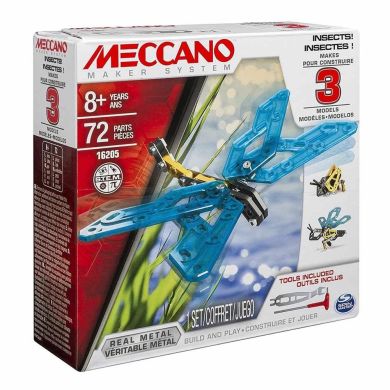 Конструктор Meccano Стартовий набір 3 моделі, 72 деталей, у коробці 6026714