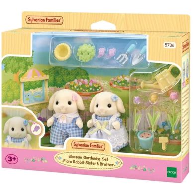 Цветочные кролики-двойняшки с аксессуарами для сада Sylvanian Families 5736