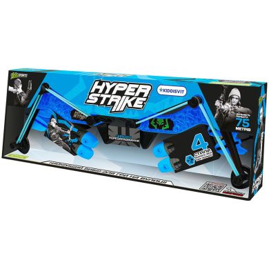 Лук для игры серии Hyper Strike (синий, 4 стрела) Zing HS470B