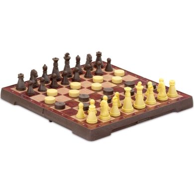 Магнітні шахи-шашки малі, поле 16х16 см CAYRO 450