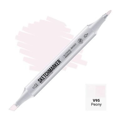 Маркер спиртовой двухсторонний Sketchmarker Peony SM-V095