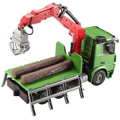 Машинка игрушечная на ручном управлении Лесовоз Mercedes Benz Arocs DOUBLE E E352-003