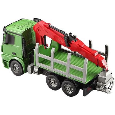 Машинка игрушечная на ручном управлении Лесовоз Mercedes Benz Arocs DOUBLE E E352-003