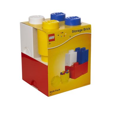 Мультиупаковка контейнеров для игры и хранения игрушек 4шт Lego 40150001