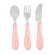 Набір столових приборів Beaba Babycook Old pink 3 предмета рожевий 913462, Рожевий