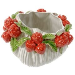 Набор Ваз бежевая STRAWBERRY, 2шт, керамика, 26,5x24x20см Fancy home collection 270-238