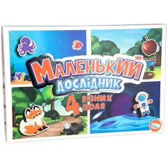Настільна гра Маленький дослідник розважальна українською мовою (30294) STRATEG 30294