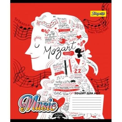 Нотний зошит 1В А5/12 Music 1 Вересня 766258