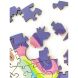 Пазли дерев'яні Єдиноріг в сердечках 28x29 см. Brushme BP09M