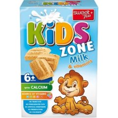 Печиво Sweet Plus Kids Zone з молоком та вітамінами для харчування дітей від 6 місяців 220 г UAD109 3800065711975