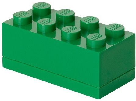 Восьмиточечный темно-зеленый мини-бокс для хранения Х8 Lego 40121734