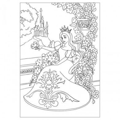Розмальовка А4 1 Вересня Принцеси 2, 12 сторінок 743046