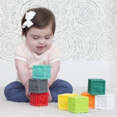 Развивающие силиконовые кубики Посчитай животных Infantino 206711