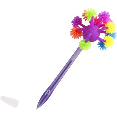 Ручка-тянучка многоцветная фиолет Multi-Fuzzy со светом Tinc MFUZPNPU