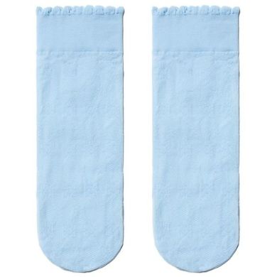 Носки для девочек нарядные FIORI, р.18-20, light blue Conte FIORI