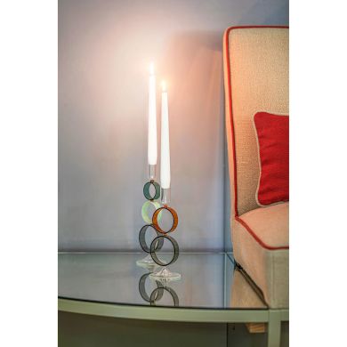 Подсвечник CERCHIANDO три кольца &Oslash; 8x28H Rituali Domestici U30785098P00