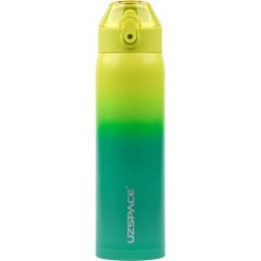Термочашка для напоїв UZSPACE X4 Gradient 500 мл жовто-зелена UzSpace 4201, Жовтий