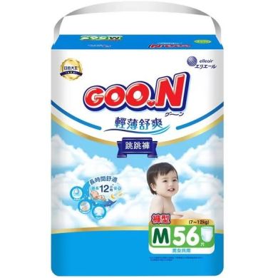 Трусики-подгузники GOO.N Slim & Comfortable для детей 7-12 кг (размер 3(M), унисекс, 56 шт) 21001091, M
