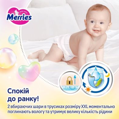 Трусики-підгузники дитячі розмір XXL 15-28 кг / 24 шт (SJ) 4901301442918
