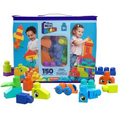 Большой конструктор в мешке (150 деталей) Mega Bloks HHM96