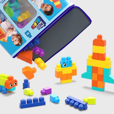 Большой конструктор в мешке (150 деталей) Mega Bloks HHM96