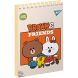 Зошит для записів YES А7/80 од.спіраль Line Friends 151968