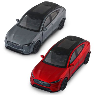 Автомодель FORD MUSTANG MACH-E GT 2023 (червоний, сріблясто-сірий) 250387W
