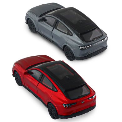 Автомодель FORD MUSTANG MACH-E GT 2023 (червоний, сріблясто-сірий) 250387W