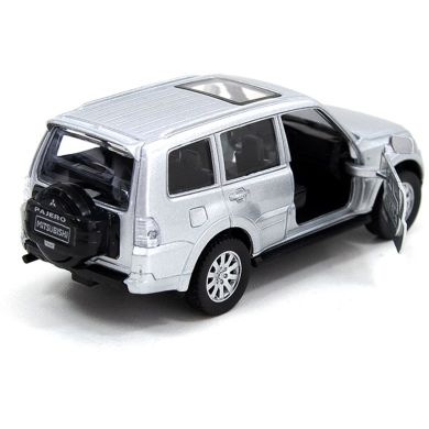 Автомодель MITSUBISHI PAJERO 4WD TURBO (серебристый) TechnoDrive 250282