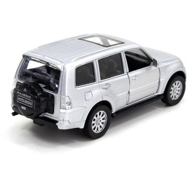 Автомодель MITSUBISHI PAJERO 4WD TURBO (серебристый) TechnoDrive 250282