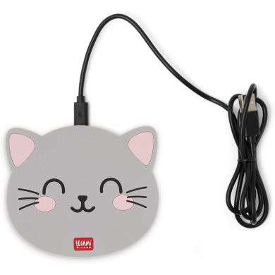 Бездротовий зарядний пристрій для смартфона Super Fast Котик Legami WCHAR0008