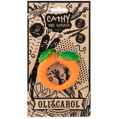 Іграшка-прорізувач Oli & Carol Морквина Кеті L-CARROT-UNIT, Помаранчевий
