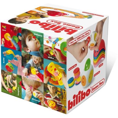 Игровой набор Moluk Билибо мини 6 цветов и кубик с чипами 43015