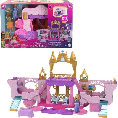 Карета-замок 2 в 1 з мінілялькою Аврора Disney Princess HWX17