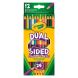 Кольорові двосторонні олівці Crayola Dual Sided 12 шт 68-6100