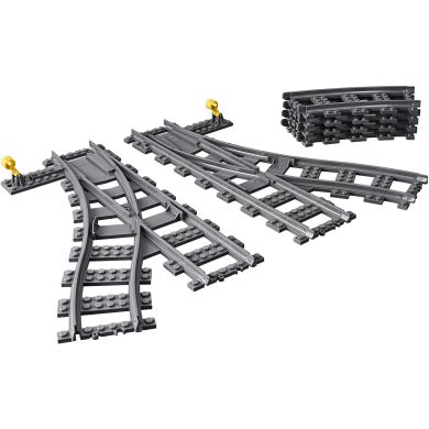 Конструктор LEGO City Железнодорожные стрелки, 6 деталей 60238