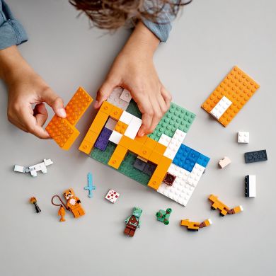 Конструктор Нора лисы Lego Minecraft 21178