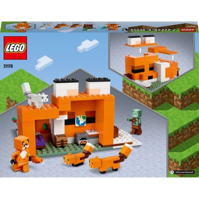 Конструктор Нора лисы Lego Minecraft 21178