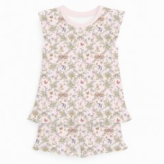 Коротка піжама для дівчаток з рюшами із бавовни My Little Pie Petal 92-98 PJ007