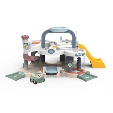 lгровий набiр Smoby Little Перший гараж з машинкою, 56x29x32 см, 18міс+ 7600140202