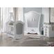 Ліжечко дитяче Alexa Relax 120x60 см, white-silver, колір білий (сріблястий), МДФ/бук Micuna ALEXA RELAX