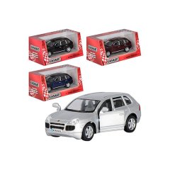 Машинка KT Porsche 5075 W инерционная, металл, 1:38, 4 цвета, корр., 16-7,5-8 см