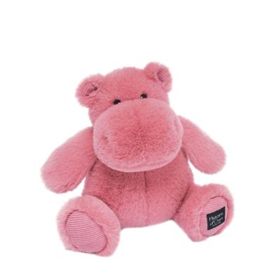 М'яка іграшка DouDou Бегемот малиново-рожевий 25 см, HO3101