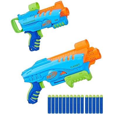 Набор игрушечных бластеров Стартовый набор серии Элит Джуниор Nerf F6369