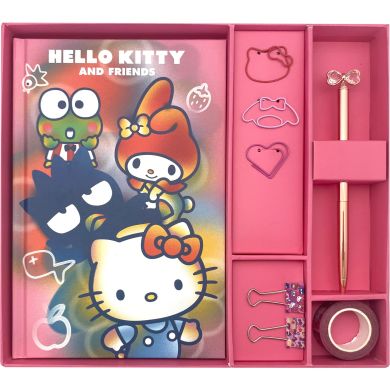 Набор канцелярских товаров Hello Kitty, блокнот+аксессуары Kids Licensing HK50137