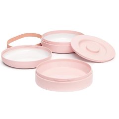 Набір комбінованих тарілок Hygge Затишні історії, рожевий Suavinex 306749, Рожевий