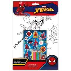 Набор раскрасок с карандашами и наклейками SPIDERMAN Kids Licensing 6861243