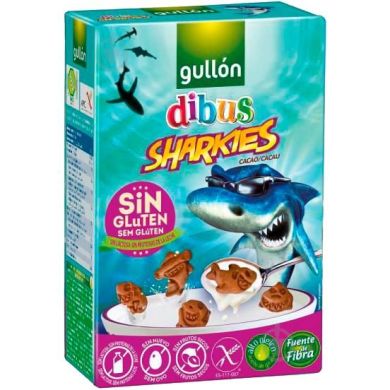 Печенье Gullon &laquo;Dibus sharkies&raquo; без глютена, 250 г T4495 8410376044959