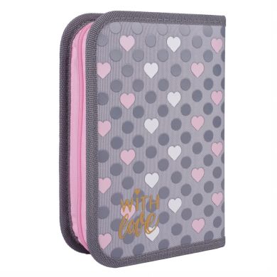 Пенал твердий YES одинарний з клапаном HP-03 With Love 533659