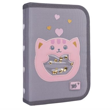 Пенал твердий YES одинарний з клапаном HP-03 With Love 533659